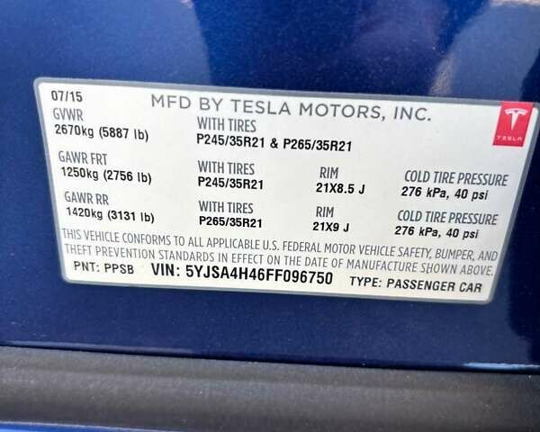 Синий Тесла Модель С, объемом двигателя 0 л и пробегом 146 тыс. км за 16900 $, фото 21 на Automoto.ua