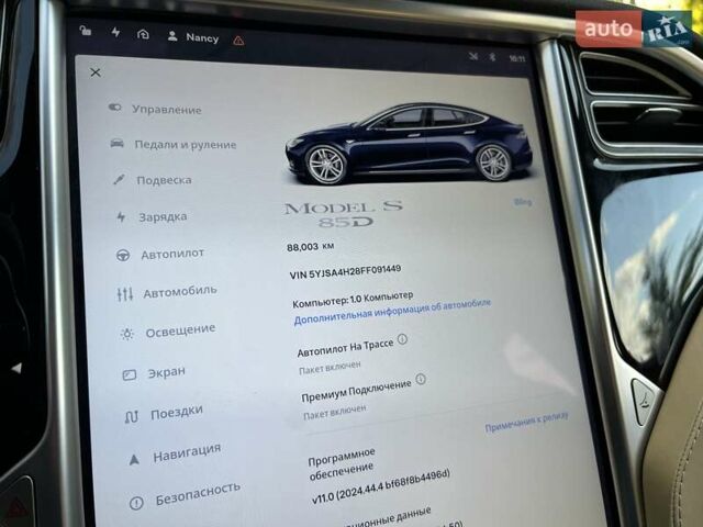 Синій Тесла Модель С, об'ємом двигуна 0 л та пробігом 88 тис. км за 14500 $, фото 16 на Automoto.ua