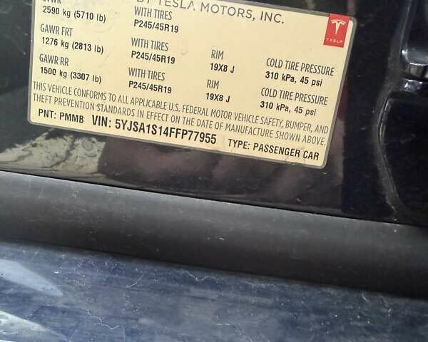Синій Тесла Модель С, об'ємом двигуна 0 л та пробігом 140 тис. км за 12417 $, фото 15 на Automoto.ua