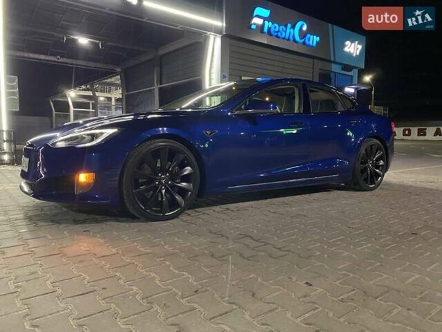 Синий Тесла Модель С, объемом двигателя 0 л и пробегом 190 тыс. км за 21900 $, фото 1 на Automoto.ua