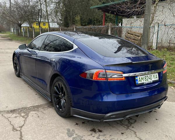 Синий Тесла Модель С, объемом двигателя 0 л и пробегом 154 тыс. км за 17950 $, фото 3 на Automoto.ua