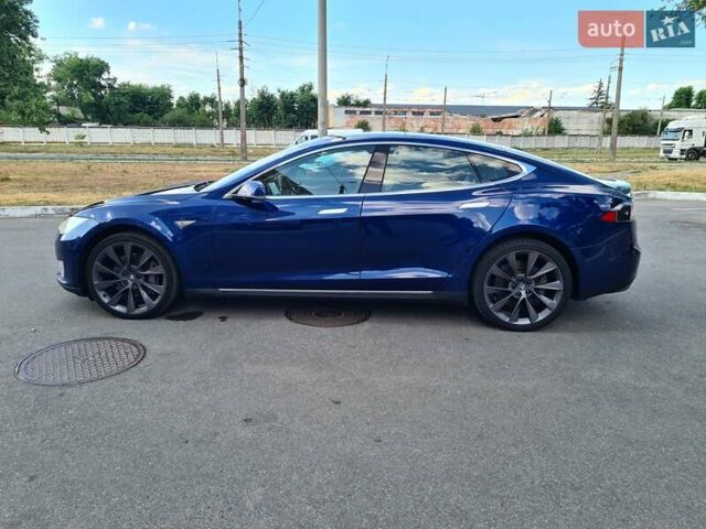 Синий Тесла Модель С, объемом двигателя 0 л и пробегом 93 тыс. км за 16400 $, фото 1 на Automoto.ua