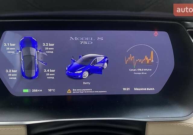 Синій Тесла Модель С, об'ємом двигуна 0 л та пробігом 103 тис. км за 17700 $, фото 3 на Automoto.ua