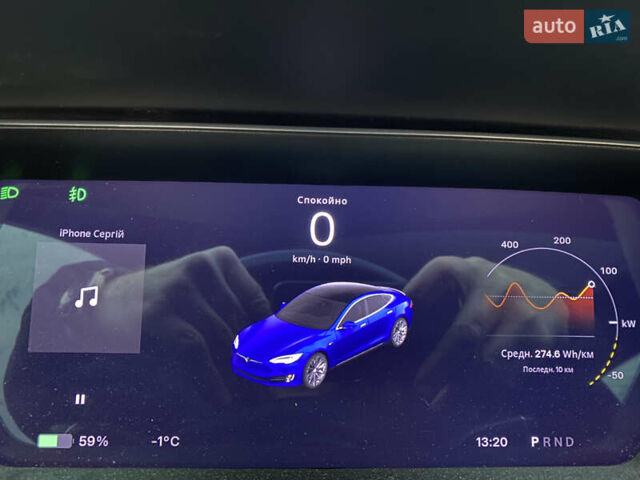 Синий Тесла Модель С, объемом двигателя 0 л и пробегом 154 тыс. км за 17950 $, фото 12 на Automoto.ua