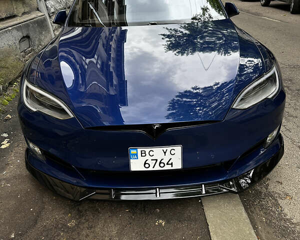 Синий Тесла Модель С, объемом двигателя 0 л и пробегом 161 тыс. км за 22999 $, фото 3 на Automoto.ua