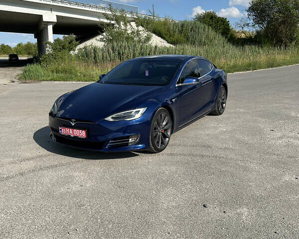 Синий Тесла Модель С, объемом двигателя 0 л и пробегом 96 тыс. км за 16200 $, фото 3 на Automoto.ua