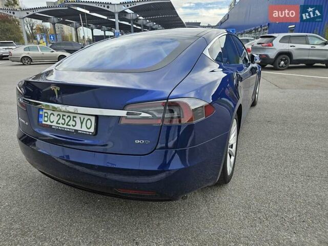 Синий Тесла Модель С, объемом двигателя 0 л и пробегом 75 тыс. км за 19600 $, фото 6 на Automoto.ua