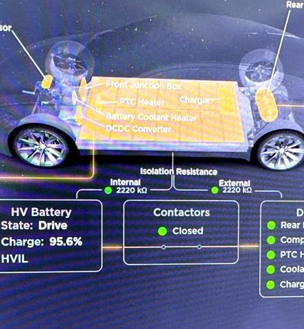 Синій Тесла Модель С, об'ємом двигуна 0 л та пробігом 15500 тис. км за 19500 $, фото 2 на Automoto.ua