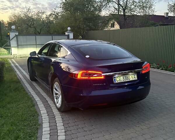 Синий Тесла Модель С, объемом двигателя 0 л и пробегом 75 тыс. км за 16500 $, фото 3 на Automoto.ua