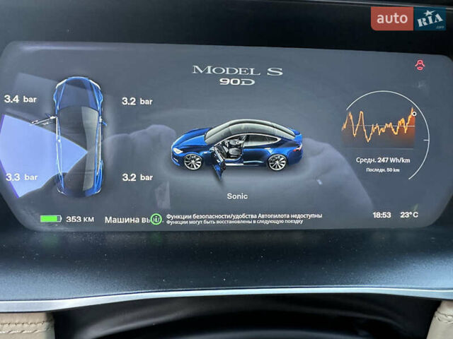Синій Тесла Модель С, об'ємом двигуна 0 л та пробігом 147 тис. км за 23333 $, фото 4 на Automoto.ua