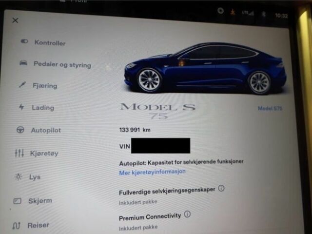 Тесла Модель С 2017 в Киеве на Automoto.ua Синий Тесла Модель С, объемом двигателя 0 л и пробегом 134 тыс. км за 15900 $, фото 9 на Automoto.ua