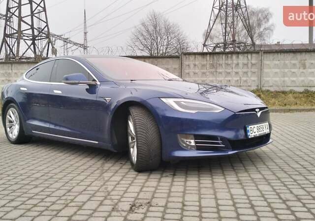 Синий Тесла Модель С, объемом двигателя 0 л и пробегом 183 тыс. км за 20900 $, фото 1 на Automoto.ua