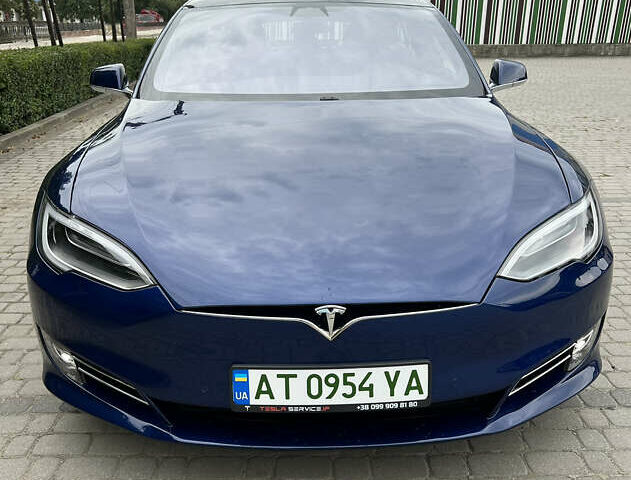Синий Тесла Модель С, объемом двигателя 0 л и пробегом 80 тыс. км за 23500 $, фото 2 на Automoto.ua