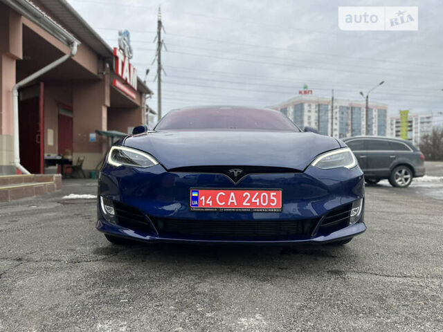 Синий Тесла Модель С, объемом двигателя 0 л и пробегом 75 тыс. км за 44900 $, фото 5 на Automoto.ua