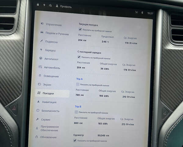 Синій Тесла Модель С, об'ємом двигуна 0 л та пробігом 92 тис. км за 31200 $, фото 5 на Automoto.ua