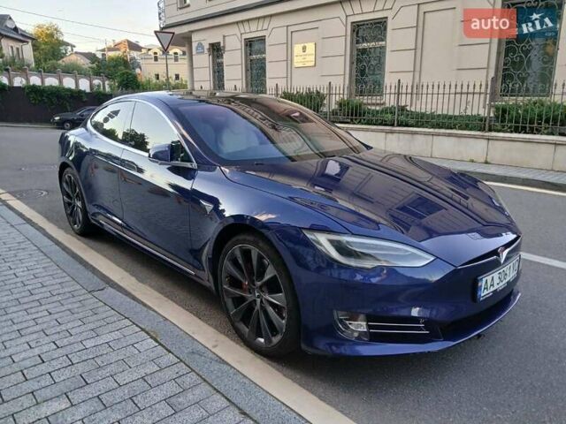 Синий Тесла Модель С, объемом двигателя 0 л и пробегом 54 тыс. км за 32000 $, фото 3 на Automoto.ua