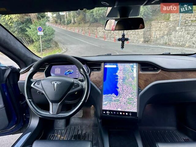 Синій Тесла Модель С, об'ємом двигуна 0 л та пробігом 103 тис. км за 26900 $, фото 12 на Automoto.ua