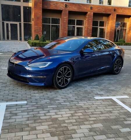 Синий Тесла Модель С, объемом двигателя 0 л и пробегом 52 тыс. км за 55000 $, фото 2 на Automoto.ua