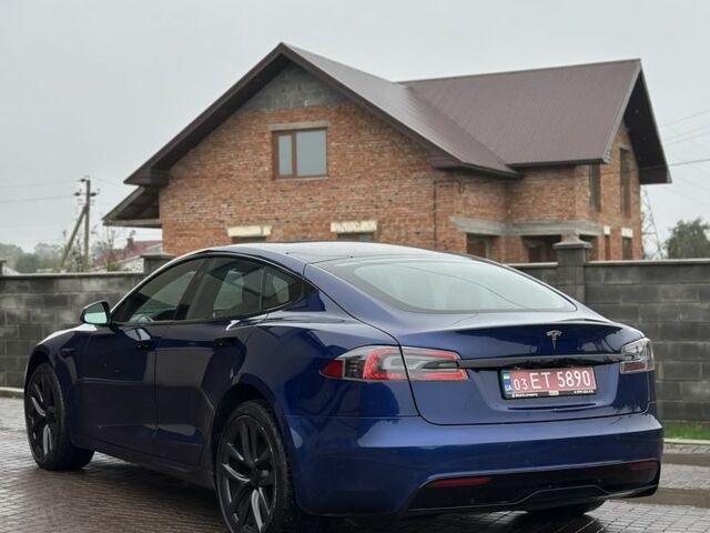 Синий Тесла Модель С, объемом двигателя 0 л и пробегом 110 тыс. км за 31900 $, фото 3 на Automoto.ua
