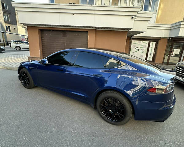 Синий Тесла Модель С, объемом двигателя 0 л и пробегом 55 тыс. км за 36900 $, фото 1 на Automoto.ua