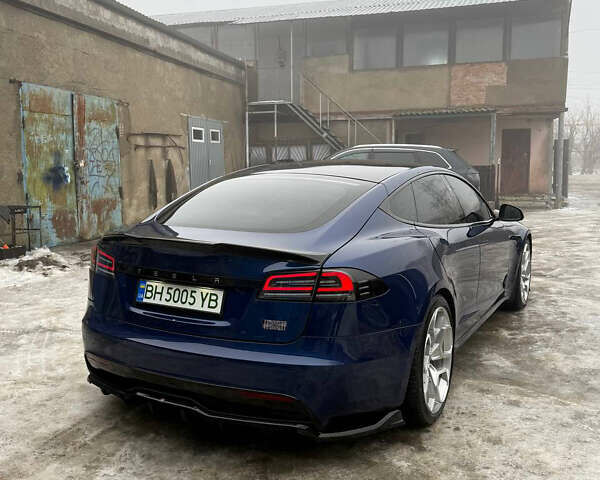 Синий Тесла Модель С, объемом двигателя 0 л и пробегом 55 тыс. км за 34999 $, фото 3 на Automoto.ua