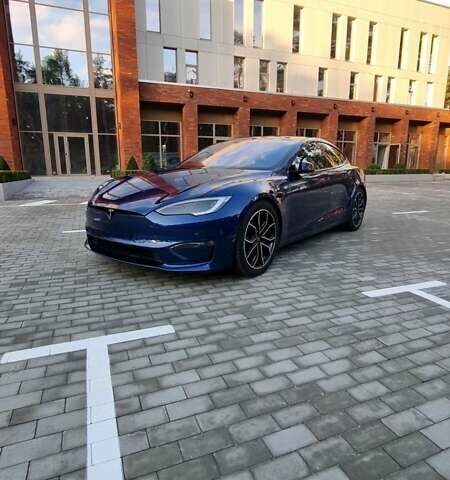 Синий Тесла Модель С, объемом двигателя 0 л и пробегом 52 тыс. км за 55000 $, фото 1 на Automoto.ua