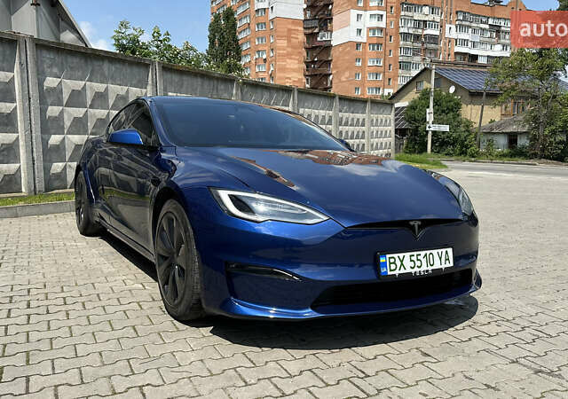 Синий Тесла Модель С, объемом двигателя 0 л и пробегом 35 тыс. км за 34500 $, фото 1 на Automoto.ua