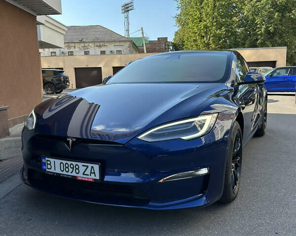 Синий Тесла Модель С, объемом двигателя 0 л и пробегом 55 тыс. км за 36900 $, фото 4 на Automoto.ua