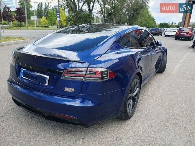 Синий Тесла Модель С, объемом двигателя 0 л и пробегом 32 тыс. км за 51555 $, фото 3 на Automoto.ua