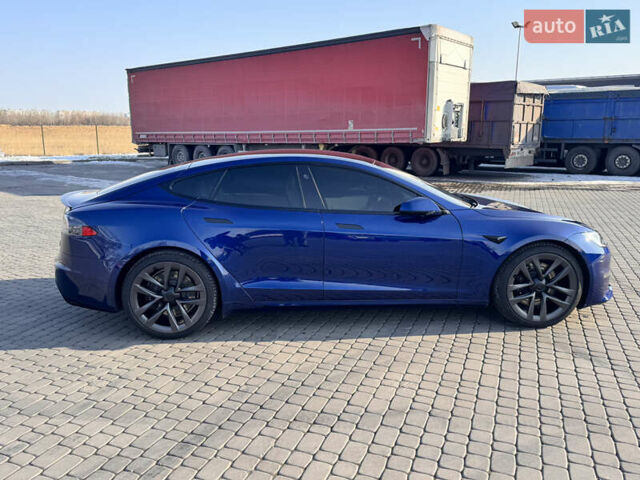 Синий Тесла Модель С, объемом двигателя 0 л и пробегом 24 тыс. км за 53000 $, фото 5 на Automoto.ua