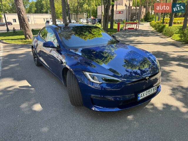 Синий Тесла Модель С, объемом двигателя 0 л и пробегом 38 тыс. км за 38500 $, фото 1 на Automoto.ua