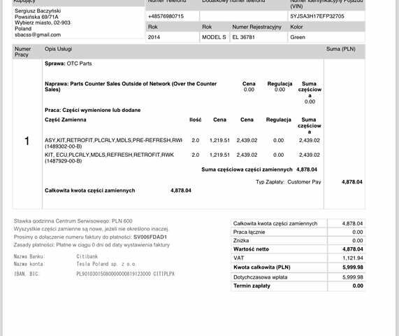 Зеленый Тесла Модель С, объемом двигателя 0 л и пробегом 216 тыс. км за 13800 $, фото 37 на Automoto.ua