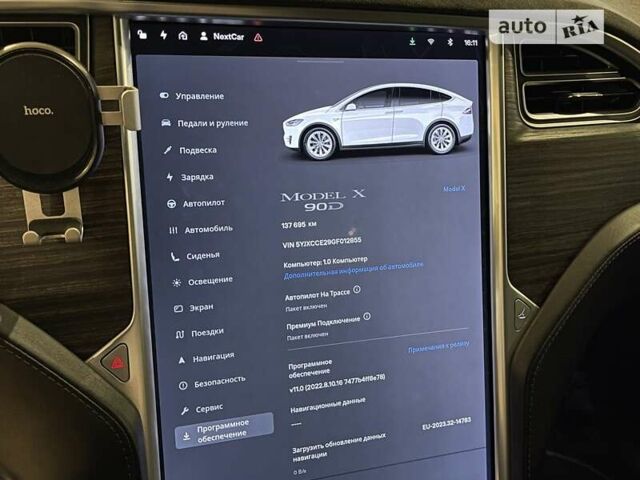 Белый Тесла Модель Х, объемом двигателя 0 л и пробегом 137 тыс. км за 37500 $, фото 35 на Automoto.ua