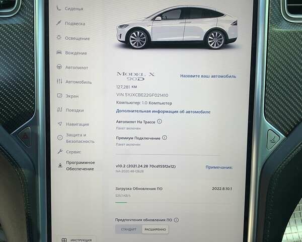 Белый Тесла Модель Х, объемом двигателя 0 л и пробегом 128 тыс. км за 48000 $, фото 29 на Automoto.ua