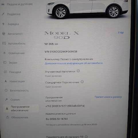 Белый Тесла Модель Х, объемом двигателя 0 л и пробегом 186 тыс. км за 21450 $, фото 16 на Automoto.ua