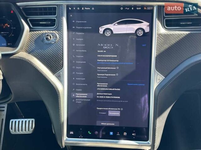 Белый Тесла Модель Х, объемом двигателя 0 л и пробегом 134 тыс. км за 24000 $, фото 14 на Automoto.ua