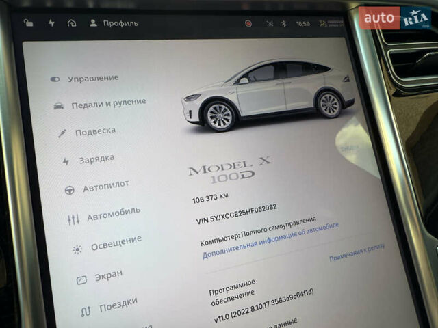 Белый Тесла Модель Х, объемом двигателя 0 л и пробегом 112 тыс. км за 31519 $, фото 55 на Automoto.ua