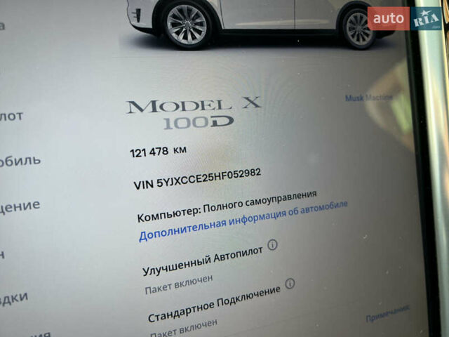 Белый Тесла Модель Х, объемом двигателя 0 л и пробегом 112 тыс. км за 31580 $, фото 68 на Automoto.ua