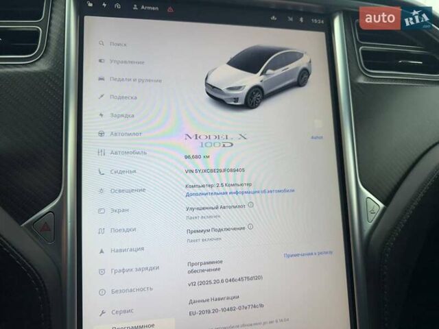 Білий Тесла Модель Х, об'ємом двигуна 0 л та пробігом 96 тис. км за 23990 $, фото 21 на Automoto.ua