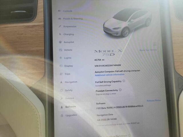 Белый Тесла Модель Х, объемом двигателя 1 л и пробегом 32 тыс. км за 5900 $, фото 8 на Automoto.ua