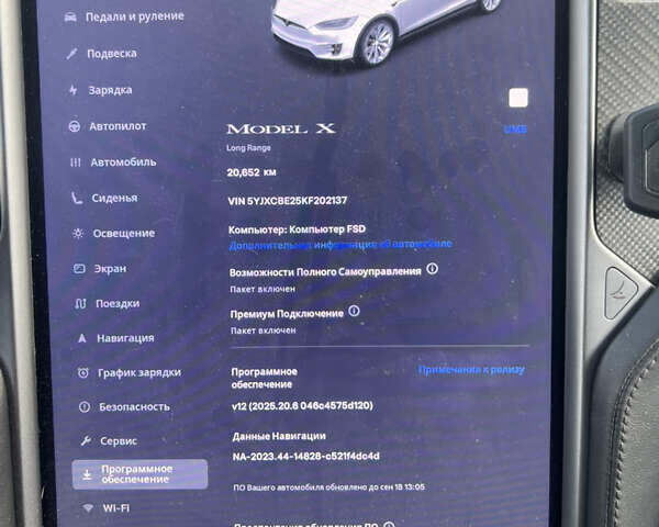 Белый Тесла Модель Х, объемом двигателя 0 л и пробегом 21 тыс. км за 28700 $, фото 26 на Automoto.ua