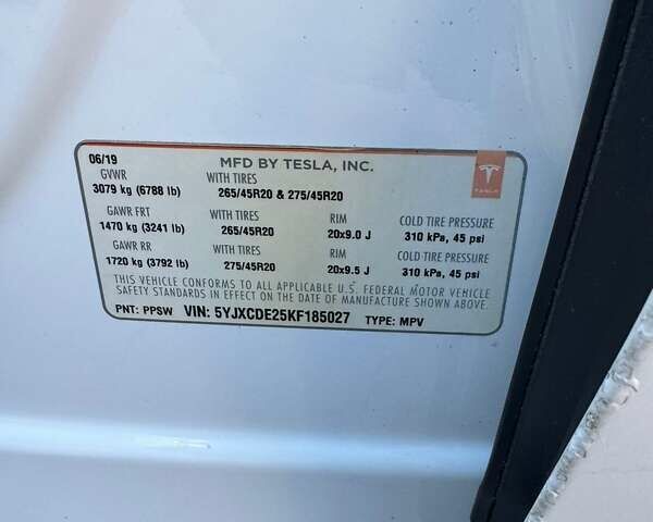 Белый Тесла Модель Х, объемом двигателя 0 л и пробегом 96 тыс. км за 30000 $, фото 20 на Automoto.ua