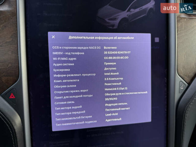 Білий Тесла Модель Х, об'ємом двигуна 0 л та пробігом 32 тис. км за 27999 $, фото 22 на Automoto.ua