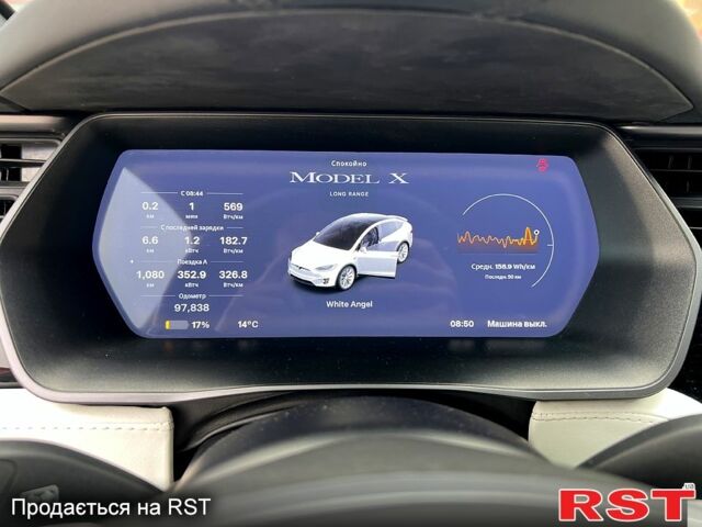 Білий Тесла Модель Х, об'ємом двигуна 0.42 л та пробігом 97 тис. км за 29000 $, фото 11 на Automoto.ua