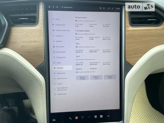 Белый Тесла Модель Х, объемом двигателя 0 л и пробегом 75 тыс. км за 45500 $, фото 104 на Automoto.ua