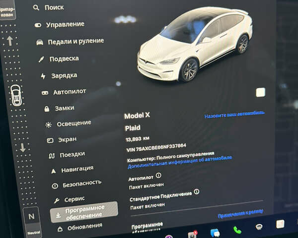 Білий Тесла Модель Х, об'ємом двигуна 0 л та пробігом 14 тис. км за 57000 $, фото 4 на Automoto.ua
