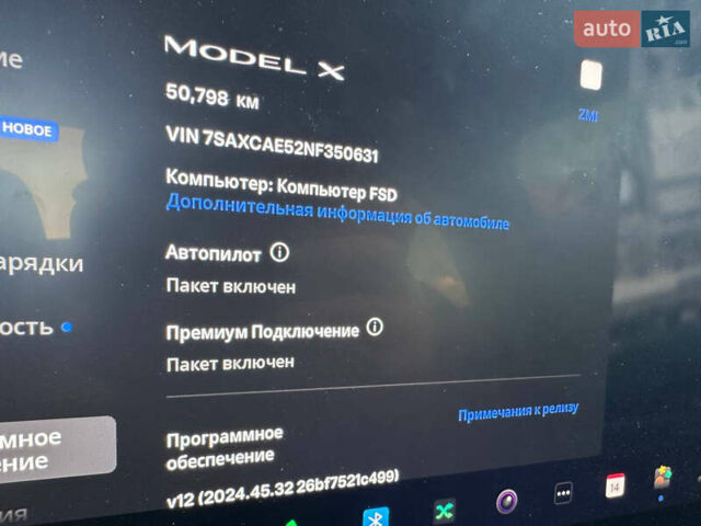 Белый Тесла Модель Х, объемом двигателя 0 л и пробегом 51 тыс. км за 44900 $, фото 33 на Automoto.ua