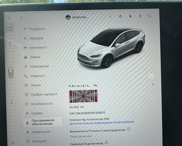 Білий Тесла Модель Х, об'ємом двигуна 0 л та пробігом 34 тис. км за 69900 $, фото 8 на Automoto.ua
