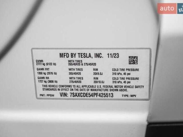 Білий Тесла Модель Х, об'ємом двигуна 0 л та пробігом 25 тис. км за 55900 $, фото 26 на Automoto.ua