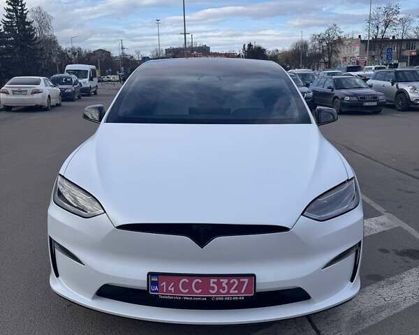 Белый Тесла Модель Х, объемом двигателя 0 л и пробегом 35 тыс. км за 52500 $, фото 1 на Automoto.ua